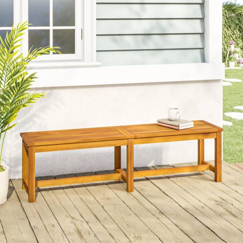 foto del prodotto vidaxl panca da giardino 150x35x45 cm in legno massello di acacia