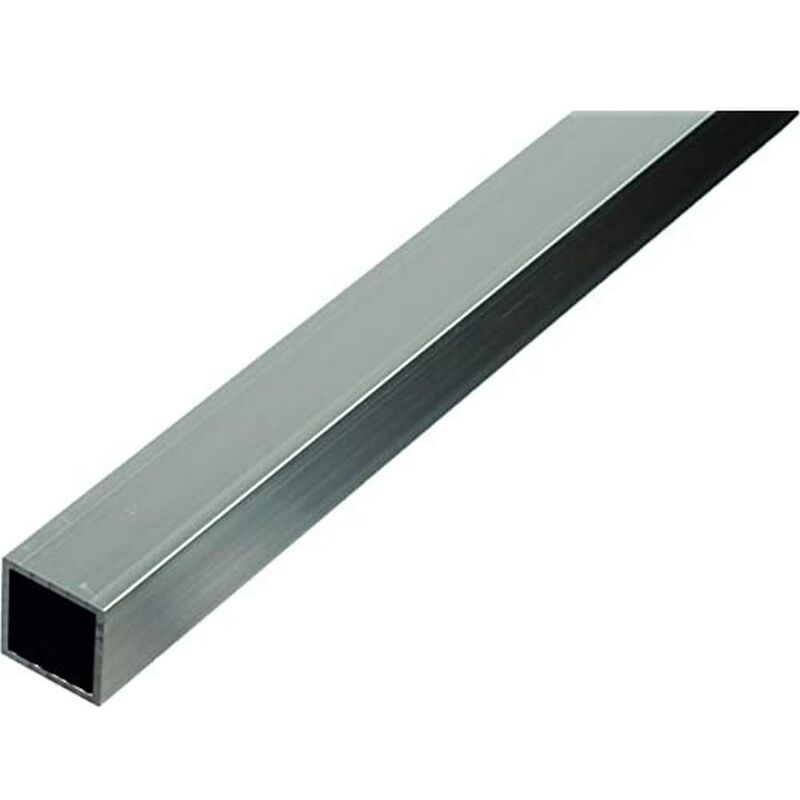 foto del prodotto 472863 tubo quadrato alluminio, naturale 1000 x 25 x 25 mm alberts