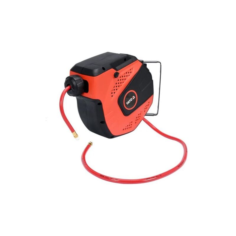 foto del prodotto yato yt 24242 tubo pneumatico 10 m 20 bar nero, arancione, rosso