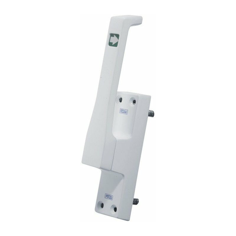 foto del prodotto fuhr azionamento porta 970 din sinistra alluminio bianco 50mm asta tonda 10mm
