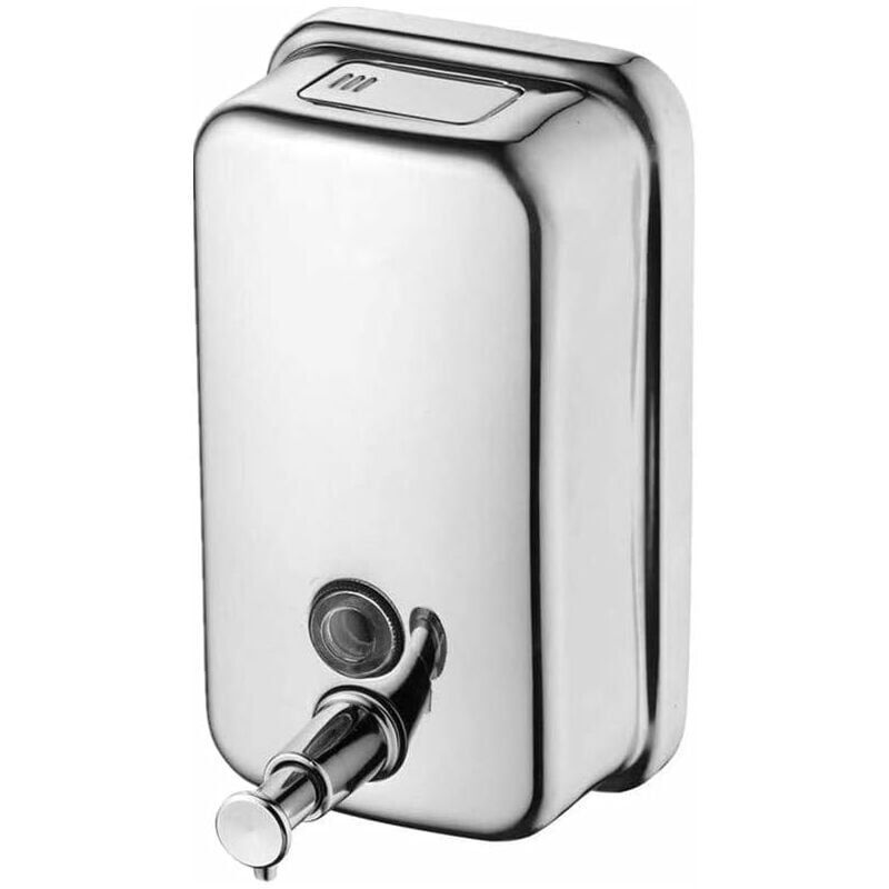 immagine 0 del prodotto cyslmuk distributore di sapone a parete da 800 ml, distributore di sapone manuale a parete in acciaio inossidabile, distributore di sapone