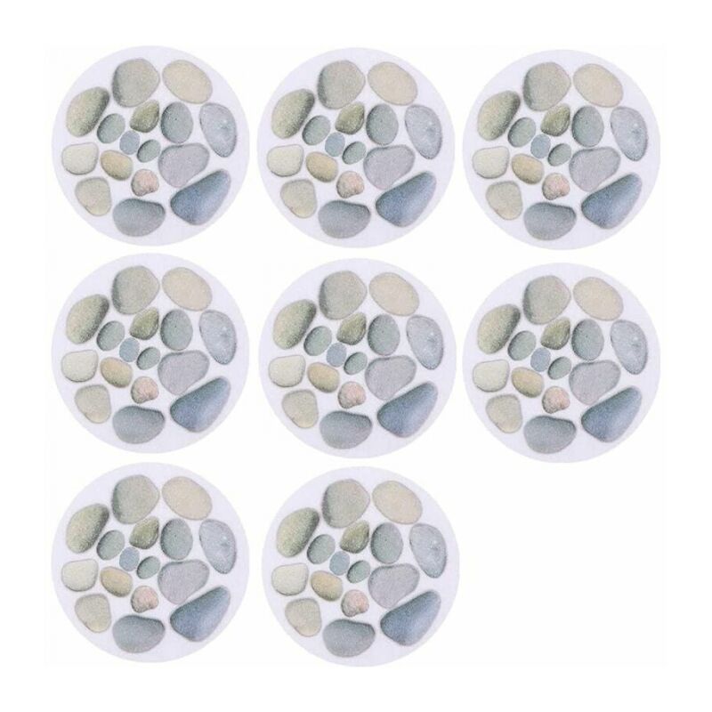 foto del prodotto cyslmuk 8 pezzi adesivi antiscivolo per vasca da bagno, adesivi antiscivolo, adesivi antiscivolo per vasca da bagno e doccia, adesivi impermeabili