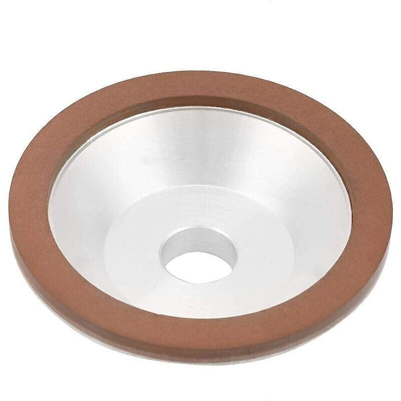 foto del prodotto mola abrasiva diamantata a forma di ciotola mola abrasiva diamantata da 100 mm mola abrasiva da 180 mm per carburo