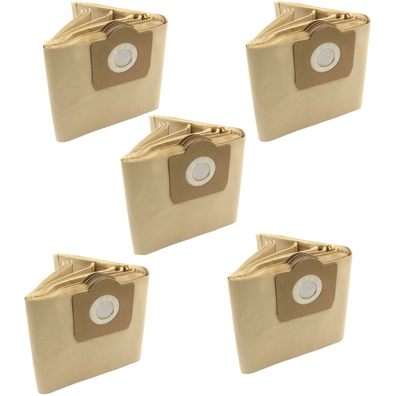 immagine 0 del prodotto 50x sacchetti compatibile con rowenta rb 51 rb51, rb 510 rb510, rb 52 rb52, rb 520 rb520 aspirapolvere in carta, color sabbia vhbw