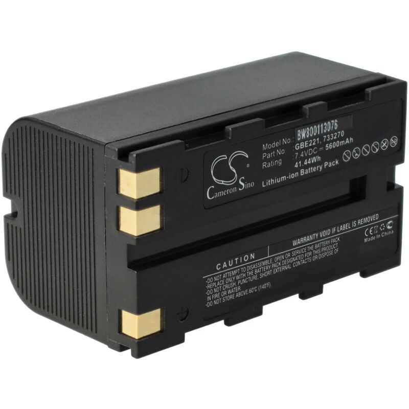 foto del prodotto vhbw batteria compatibile con leica tps1100, tps1200, tps300 dispositivo di misurazione laser, dispositivo di misurazione 5600mah, 7,4v, li ion 