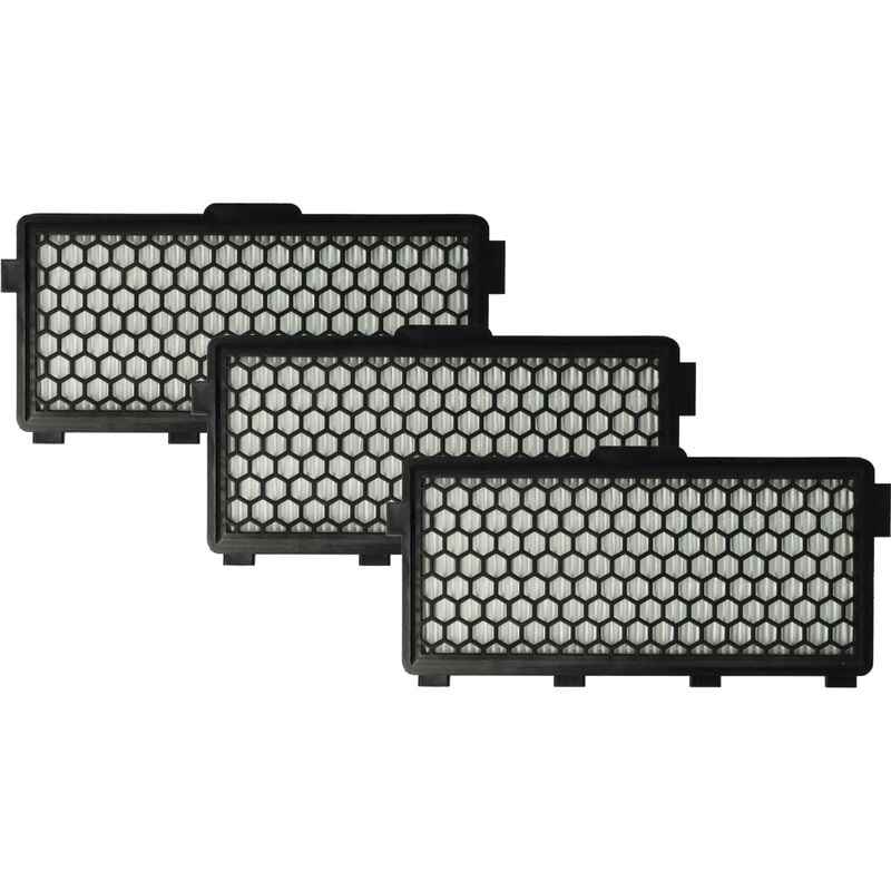 foto del prodotto 3x filtro compatibile con miele medicair 700, magic mint, jazz, magic blue, marin aspirapolvere filtro hepa h11 aria di scarico vhbw