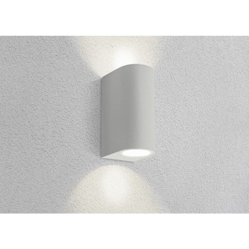 foto del prodotto applique led serie axo attacco gu10 ip44 grigio century axo 2gu10g