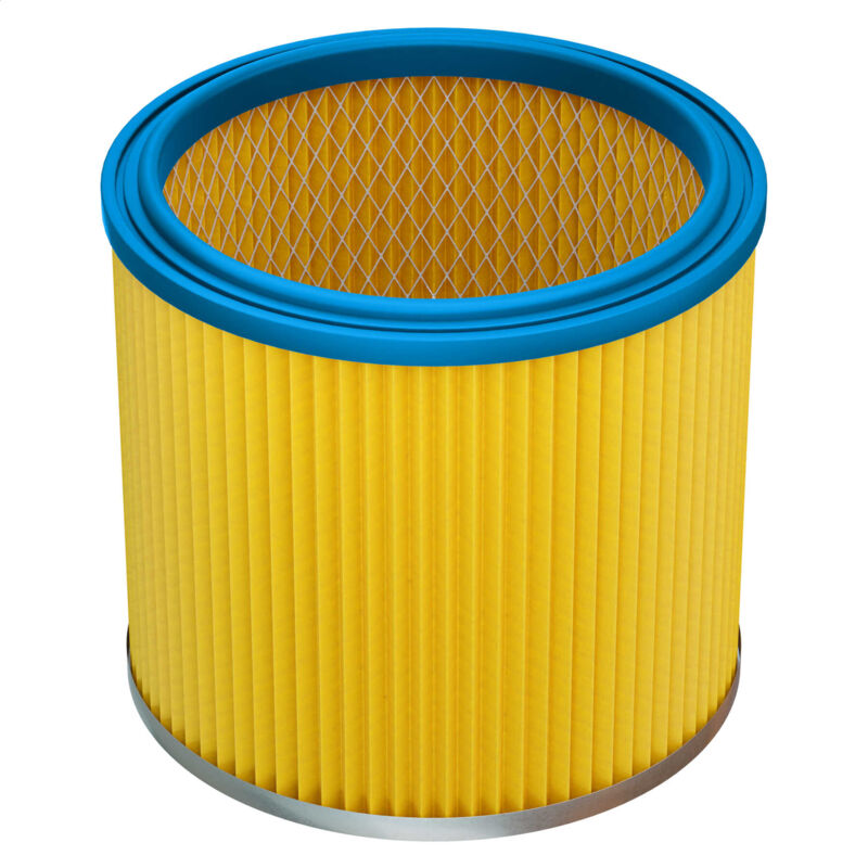 foto del prodotto 1x filtro a pieghe piatte compatibile con aqua vac 620, 630, 650, 670, 700, 730, 740, 760, 850, 852, 900, 935, 950 aspirapolvere blu giallo vhbw