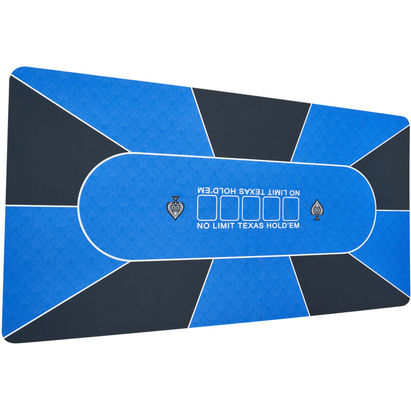 foto del prodotto mophorn tappetino poker tavolo poker, piano tavolo poker 180x90 cm, 6 8 giocatori, piano tavolo da poker pieghevole con borsa portatile tappeto
