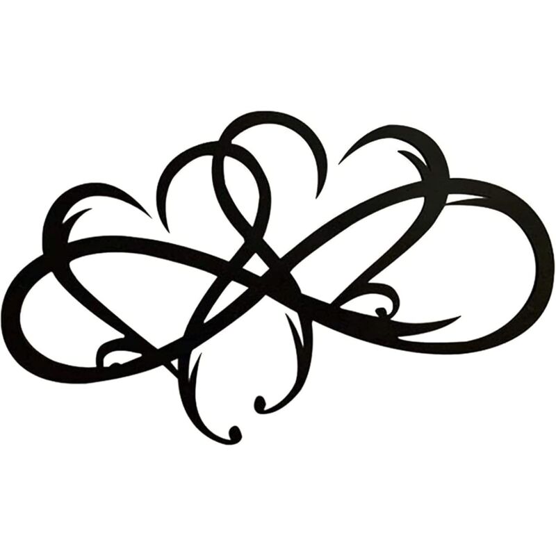 foto del prodotto decorazione da parete in acciaio con cuore personalizzato decorazione artistica decorazione da parete con amore arte decorazione da parete a cuore