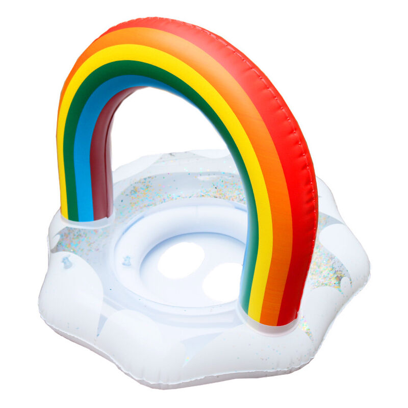 foto del prodotto galleggiante per piscina per bambini, galleggiante per piscina gonfiabile, anello per nuoto per bambini con seggiolino di sicurezza, galleggiante per