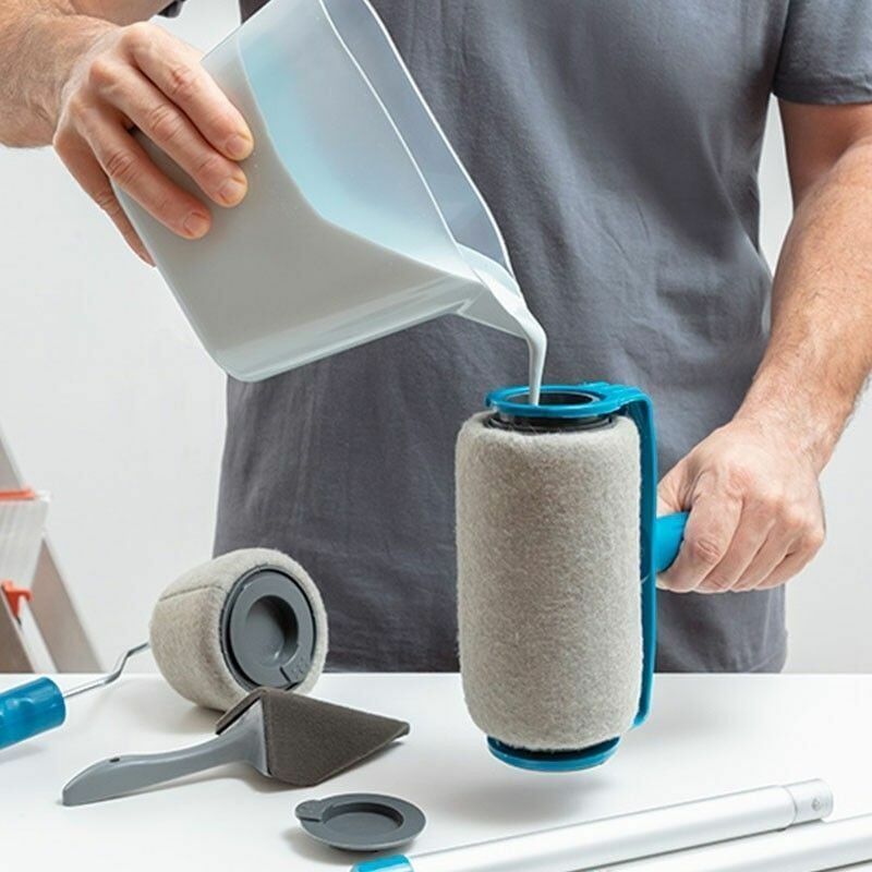 foto del prodotto rullo magico per pittura, rullo grande senza soluzione di continuit , pennello a rullo per artefatti da pittura murale
