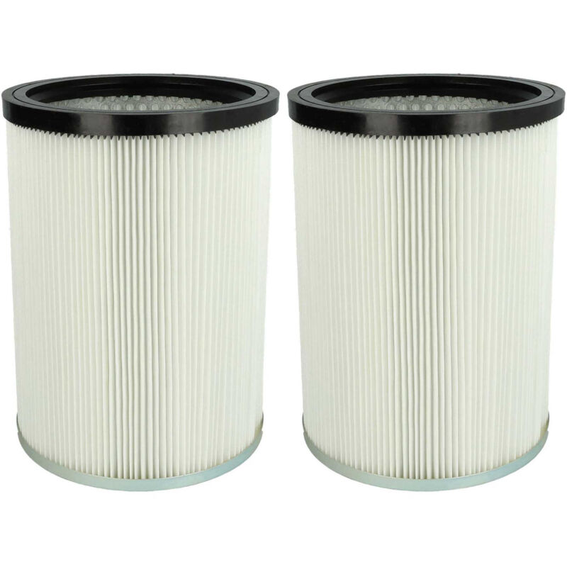 immagine 0 del prodotto 2x filtro a pieghe piatte compatibile con k rcher nt 70 2 gb, nt 70 2 adv eu, nt 70 2 me, nt 70 2 me eu aspirapolvere bianco vhbw