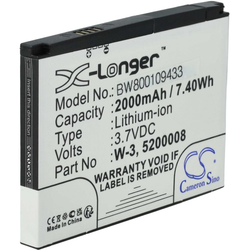 immagine 0 del prodotto vhbw li ion batteria 2000mah 3.7v compatibile con hotspot router mobile netgear aircard ac785s