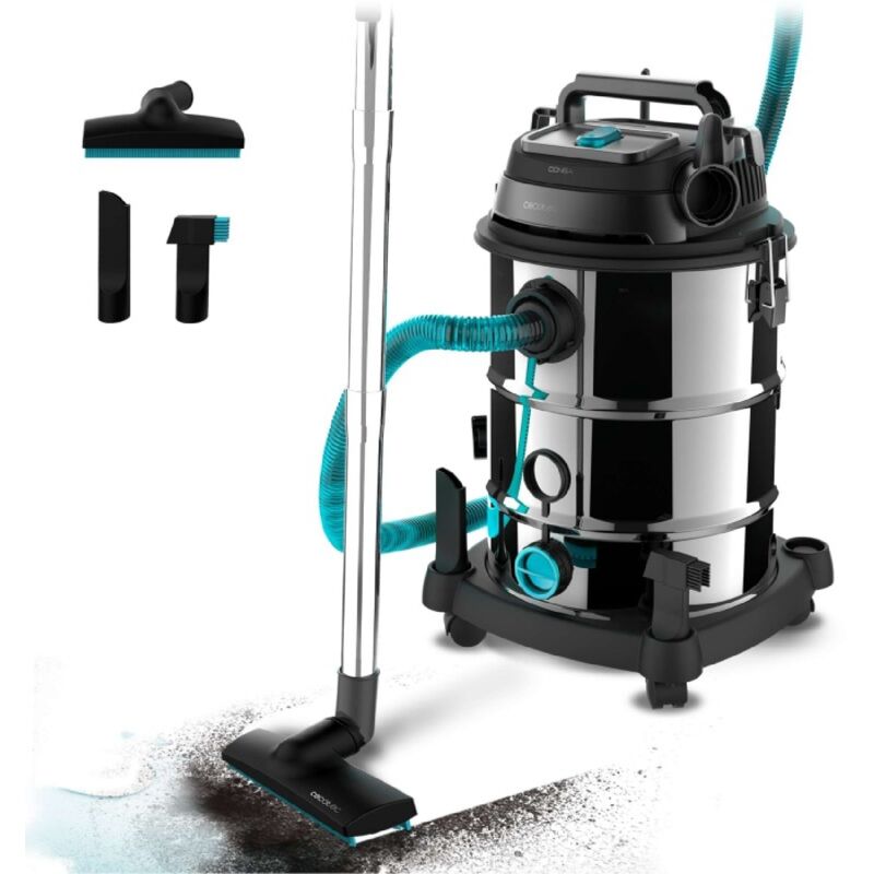 foto del prodotto cecotec aspirapolvere a traino conga rockstar wet dry steel pro