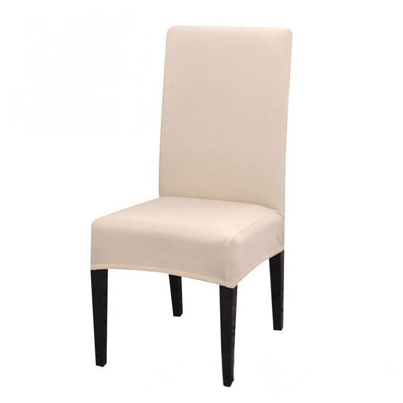 foto del prodotto l h cfcahl set di 6 coprisedie, coprisedie universali lavabili beige per sedie da pranzo, coprisedie facili da pulire per l arredamento della sala