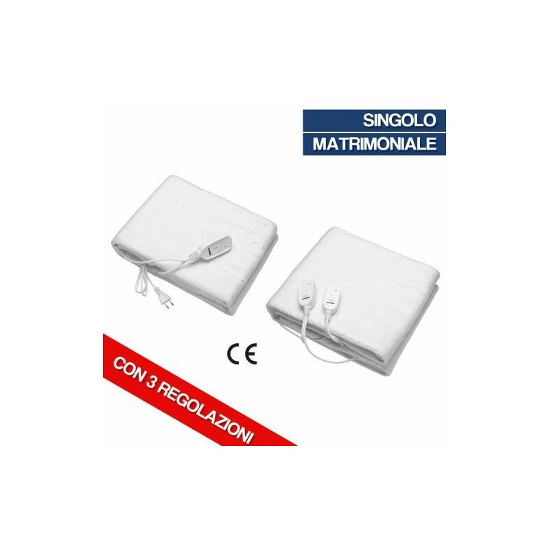 foto del prodotto maurer coperta elettrica termica scaldaletto scaldasonno termocoperta regolabile 25889v letto singolo 25889 