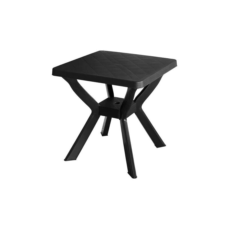 foto del prodotto maury s tavolo in resina reno 70x70cm antracite da esterno e giardino