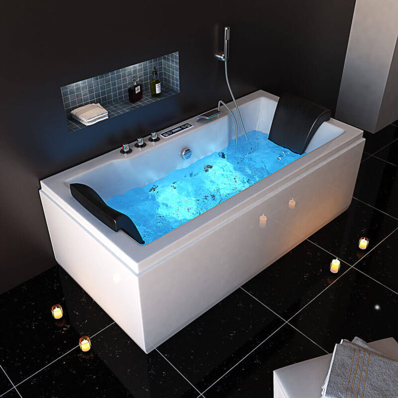 foto del prodotto vasca idromassaggio con fototerapia laguna pure m 180 x 90 cm home deluxe