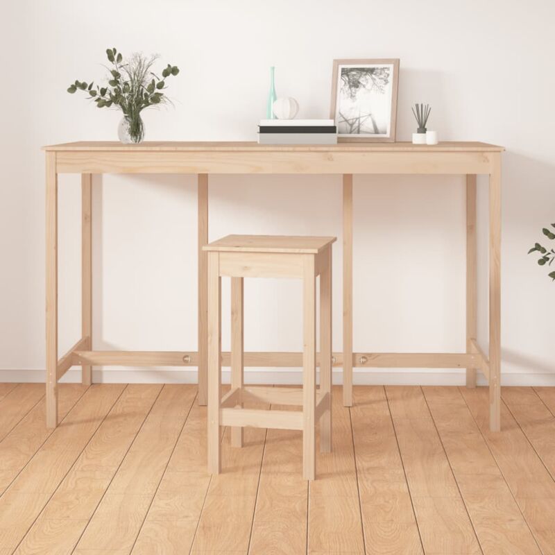 foto del prodotto prolenta premium furniture limited tavolo da bar 180x80x110 cm in legno massello