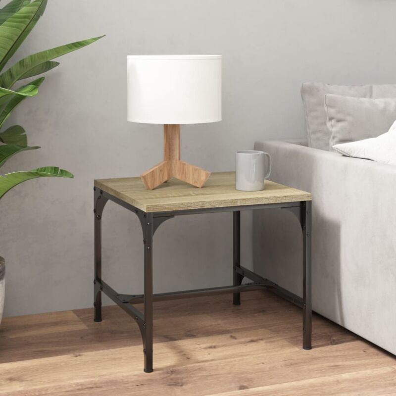 foto del prodotto furniture limited tavolino da salotto rovere sonoma 50x50x35 cm