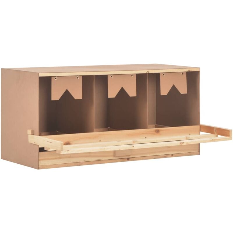 foto del prodotto furniture limited casetta cova per galline 3 scomparti 96x40x45