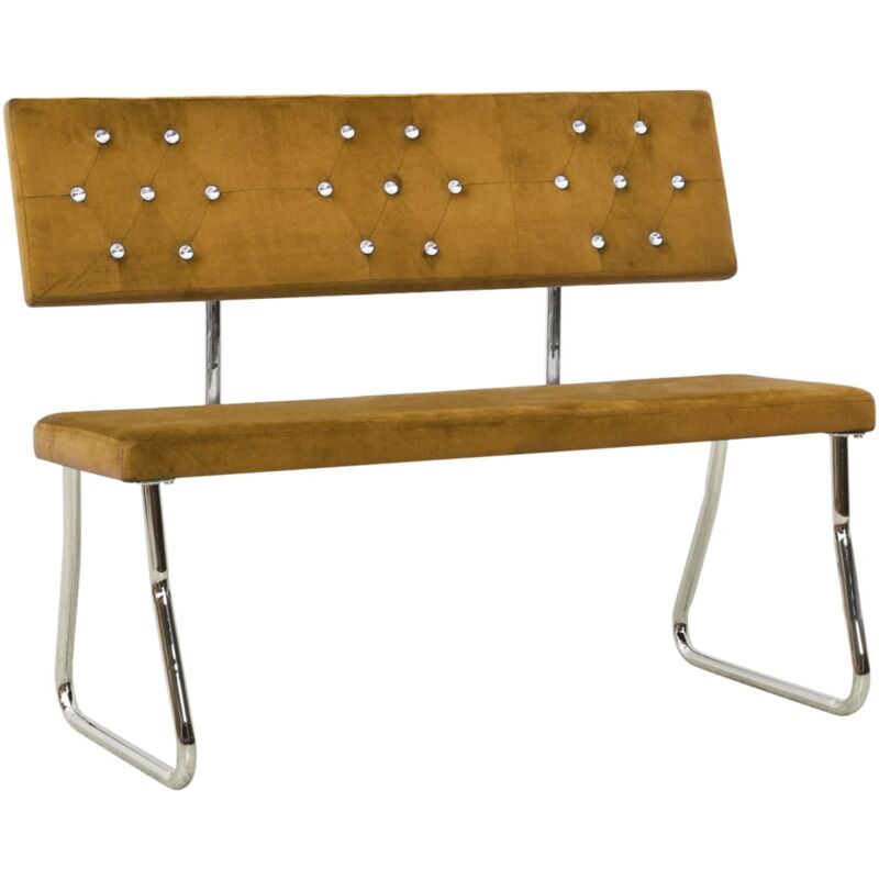 foto del prodotto furniture limited panca 110 cm in velluto marrone