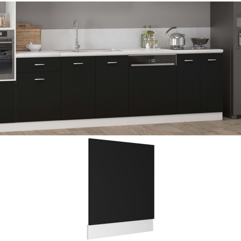 foto del prodotto furniture limited pannello lavastoviglie lyon nero 59,5x3x67
