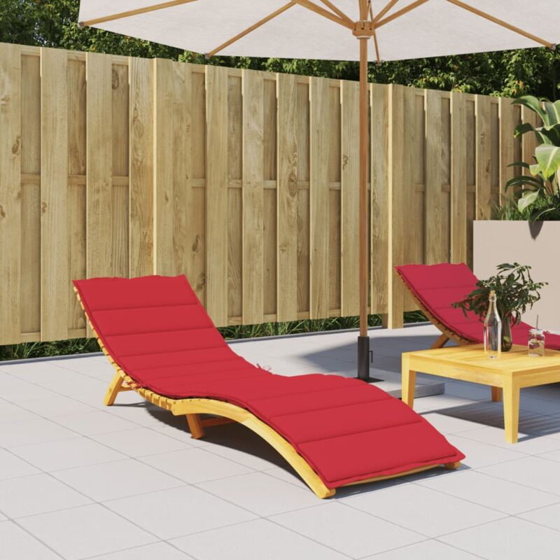 foto del prodotto furniture limited cuscino per lettino rosso 200x50x3 cm in