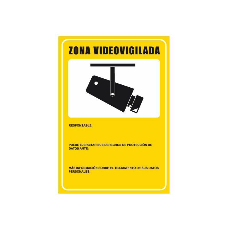 foto del prodotto segnale di zona per la videosorveglianza