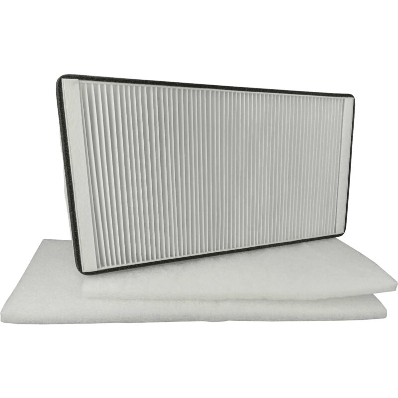 foto del prodotto set di filtri compatibile con helios kwl ec 450 eco, 450 pro, 450 w, 500 eco, 500 pro, 500 w sistema di ventilazione filtri 3 pzz. vhbw