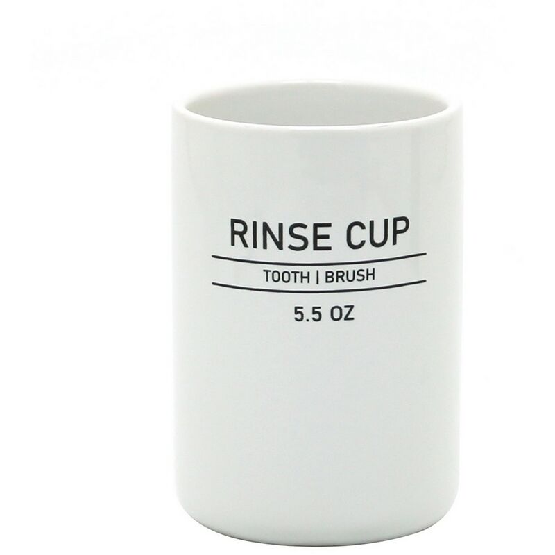 foto del prodotto bicchiere in ceramica bianco serie white