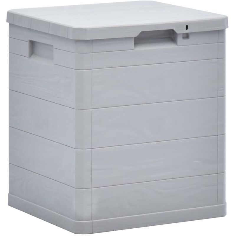 foto del prodotto furniture limited baule da giardino 90 l grigio chiaro