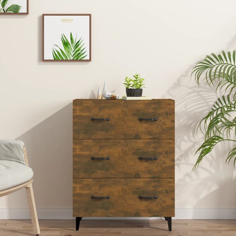 foto del prodotto furniture limited credenza rovere fumo 69,5x34x90 cm in legno