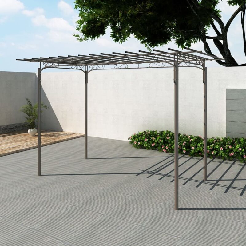 foto del prodotto arco pergola da giardino per rose in acciaio decorazione giardino