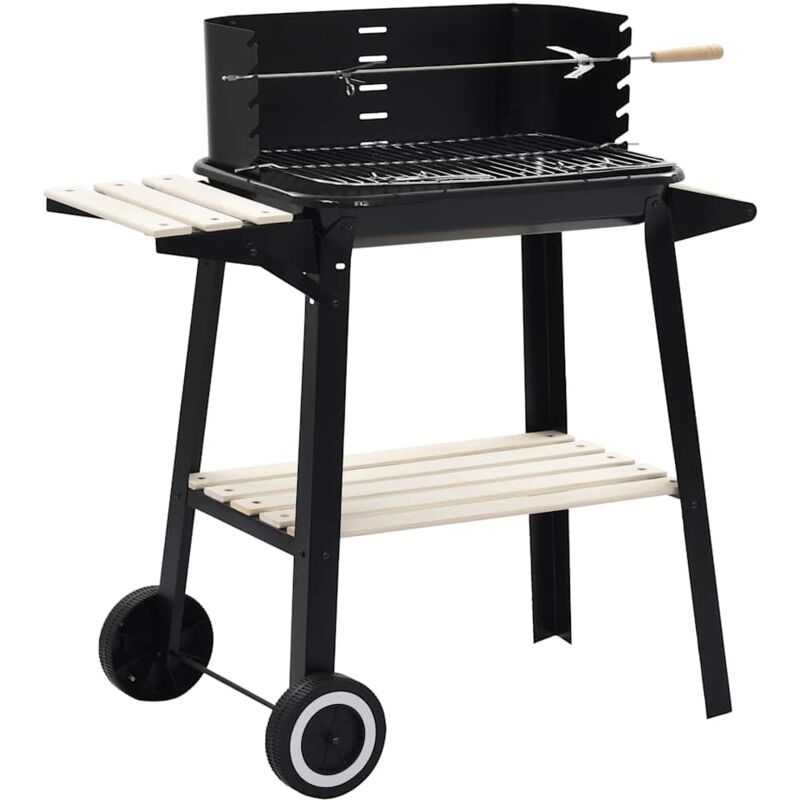 foto del prodotto prolenta premium furniture limited barbecue mobile a carbonella con ruote