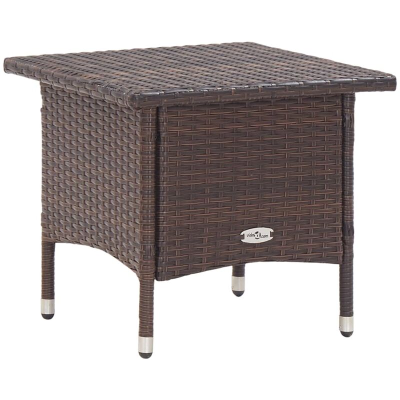 foto del prodotto furniture limited tavolino da t marrone 50x50x47 cm in