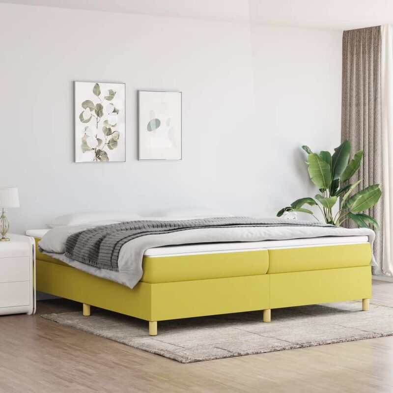 foto del prodotto jinlefu furniture limited giroletto senza materasso verde 200x200 cm in