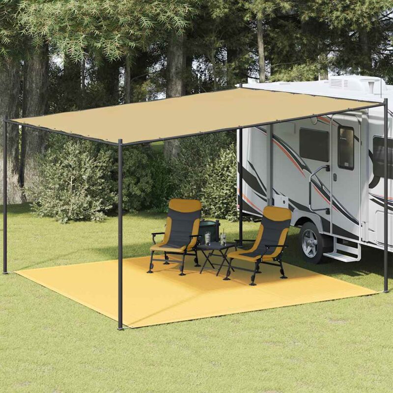 foto del prodotto inlife furniture limited tappeto da tenda 400x400 cm beige