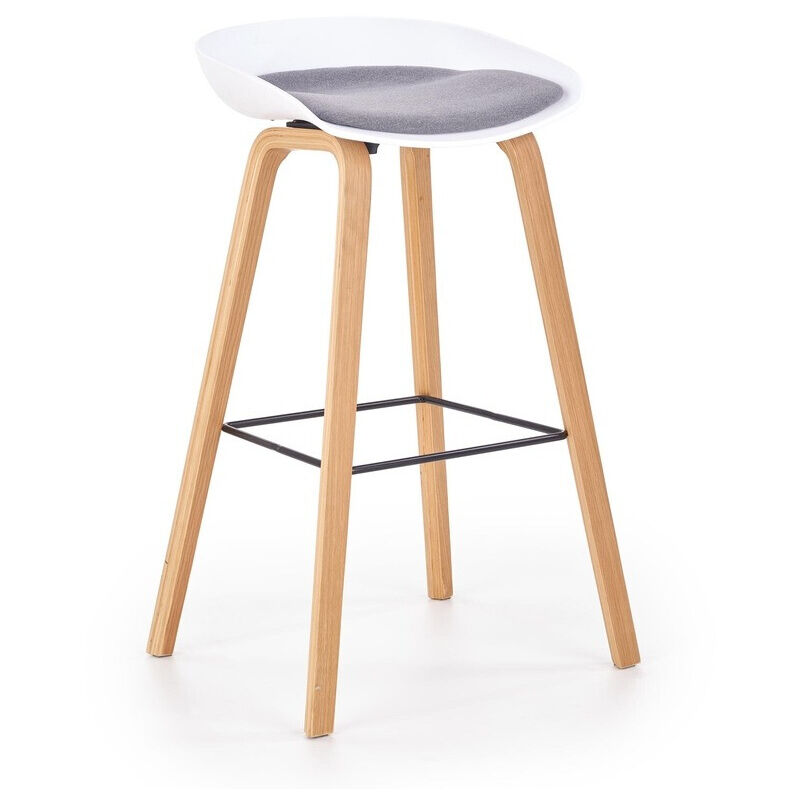 foto del prodotto sgabello da bar houston 386 , 81x43x42cm, arazzo, di legno, plastica