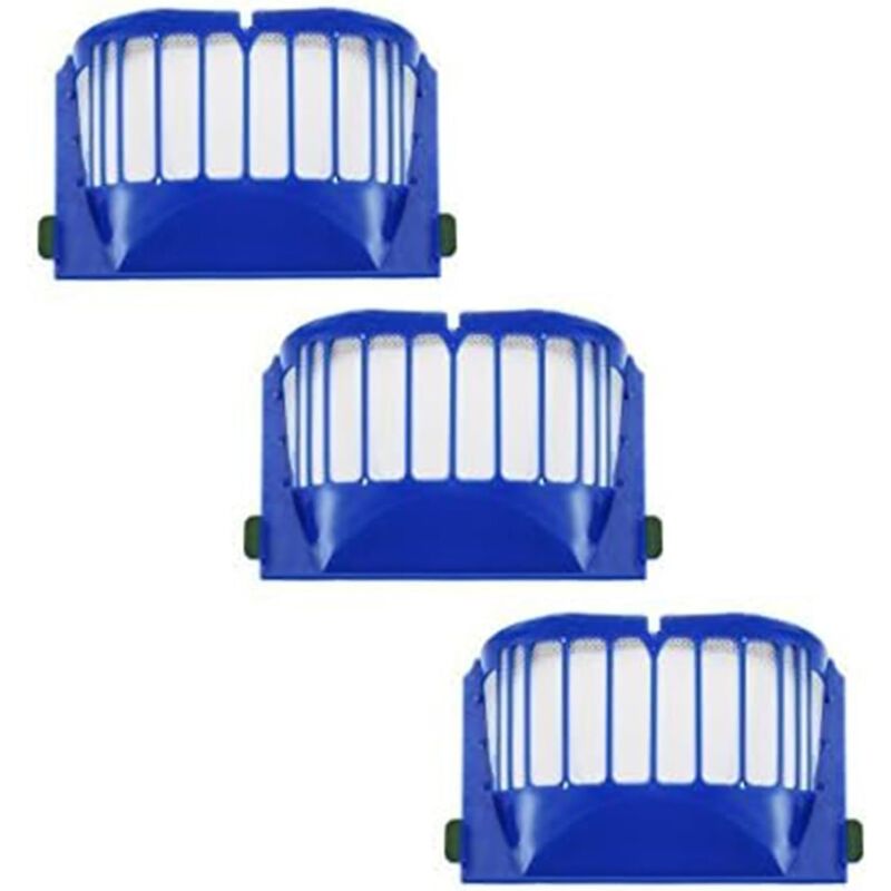 foto del prodotto kit aspirapolvere con filtro da 3 pezzi compatibile con irobot roomba serie 500, 600 550 560 650 620 