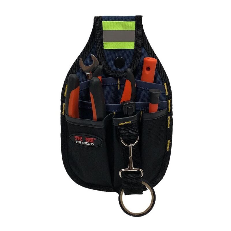 foto del prodotto borsa portautensili, accessorio per cintura portautensili, perfetto per fai da te elettricisti idraulici costruttori falegnami garanzia a vita