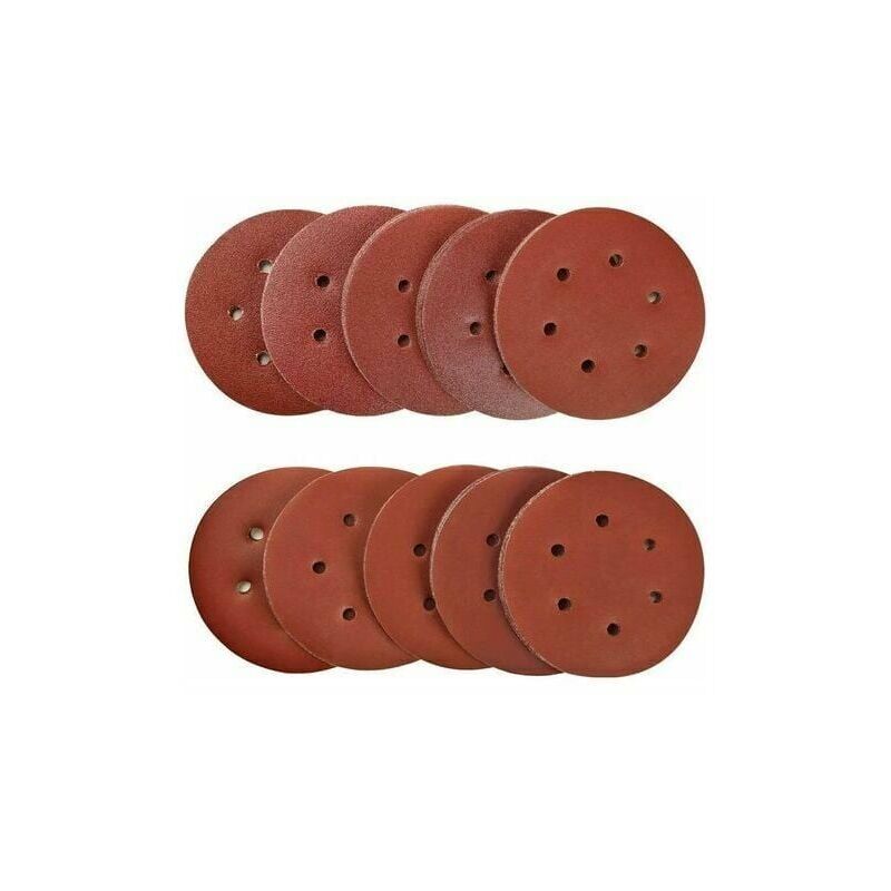 foto del prodotto 100 pezzi 150mm dischi abrasivi dischi abrasivi dischi abrasivi 40 80 120 180 320 600 800 1000 1500 2000 grana ideale per