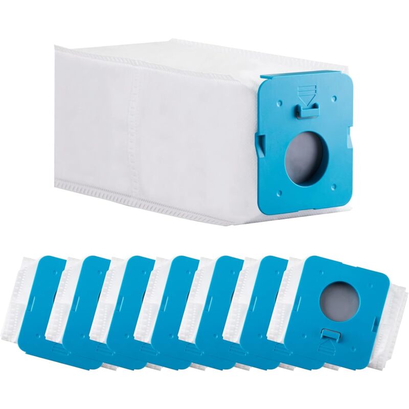 foto del prodotto confezione da 8 sacchetti antipolvere vca adb953 per aspirapolvere senza fili samsung bespoke jet, sacchetto antipolvere automatico di grande