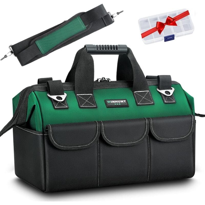 foto del prodotto borsa portautensili da 13 pollici organizer per borse portautensili per impieghi gravosi bocca larga piccola borsa multifunzione borsa per la