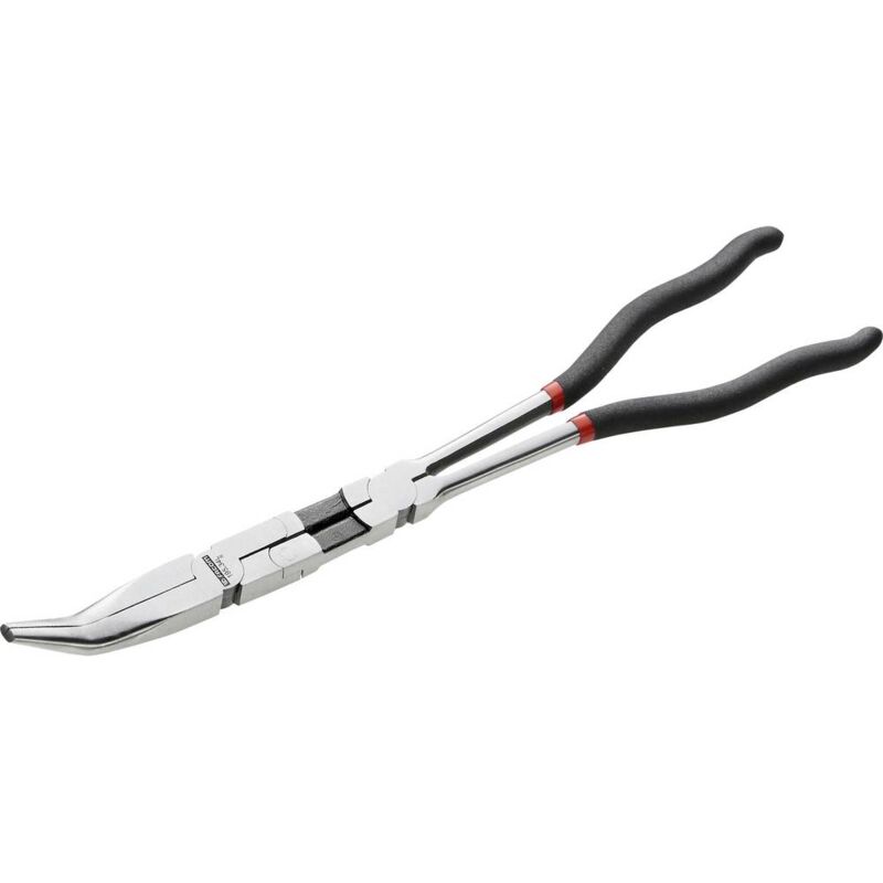 foto del prodotto 195.34l officina e meccanica pinza a becchi lunghi angolati 45 340 mm facom