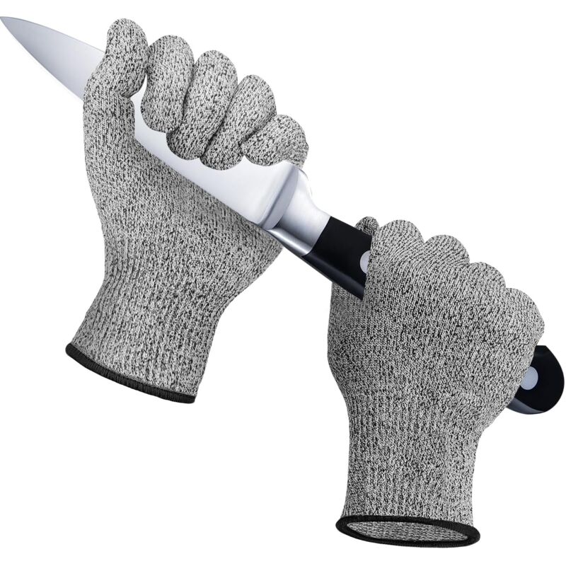 foto del prodotto guanti da lavoro, guanti antitaglio, guanti da lavoro, protezione di livello 5 e guanti certificati en388, leggeri, guanti da taglio per cucina,