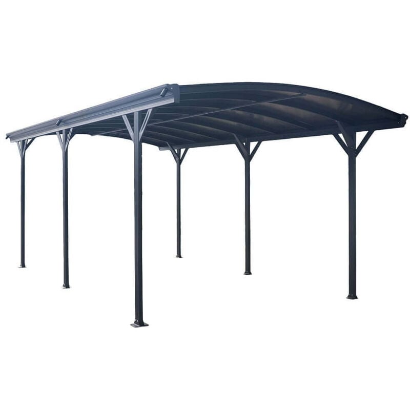foto del prodotto posto auto coperto di design falo 505 x 300 cm antracite colore antracite home deluxe