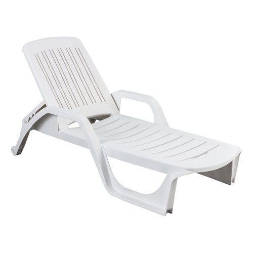 foto del prodotto lettino prendisole bica 44 zanzibar bianco