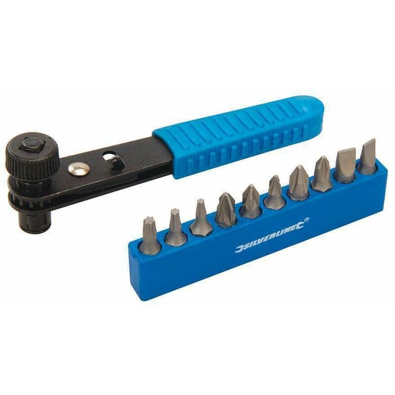 foto del prodotto 404706 offset ratchet screwdriver, set 11 pz - silverline